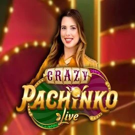 Official Live Casino logo: Crazy Pachinko by Evolution at Lukki Casino