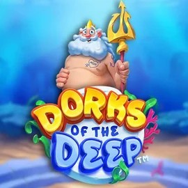 Dorks of the Deep slot logo by Hacksaw Gaming at Lukki CasinoDorks of the Deep