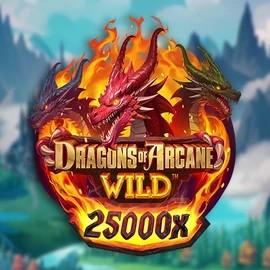 Logo of Dragons of Arcane Wild from Foxium at Lukki Casino