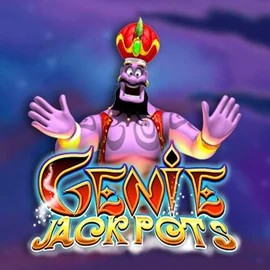 Genie Jackpots online game logo by Blueprint Gaming on lukki-casino.eu