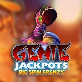 Genie Jackpots: Big Spin Frenzy game by Blueprint Gaming – logo hosted on Lukki Casino