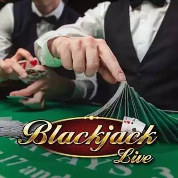 Live Blackjack slot visual from Evolution available on lukki-casino.eu