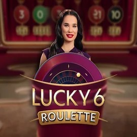 Lucky 6 Roulette online game logo by Pragmatic Play on lukki-casino.eu