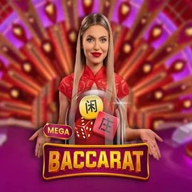 Mega Baccarat logo – Live Casino by Pragmatic Play at Lukki Casino