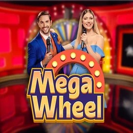 Mega Wheel online game logo by Pragmatic Play on lukki-casino.eu