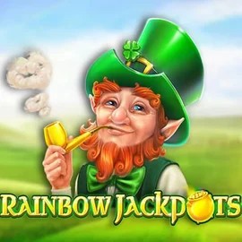 Rainbow Jackpots logo by Red Tiger Gaming Lukki Casino