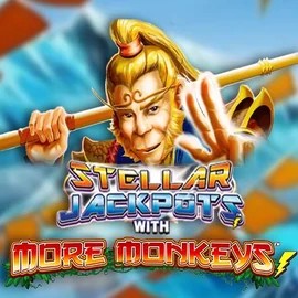 Play the Stellar Jackpots with More Monkeys slot by Lightning Box Game on Lukki Casino