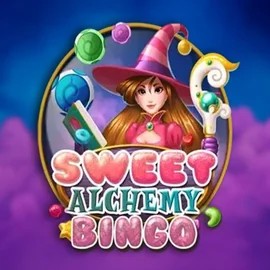 Official Bingo logo: Sweet Alchemy Bingo by Play'n GO at Lukki Casino